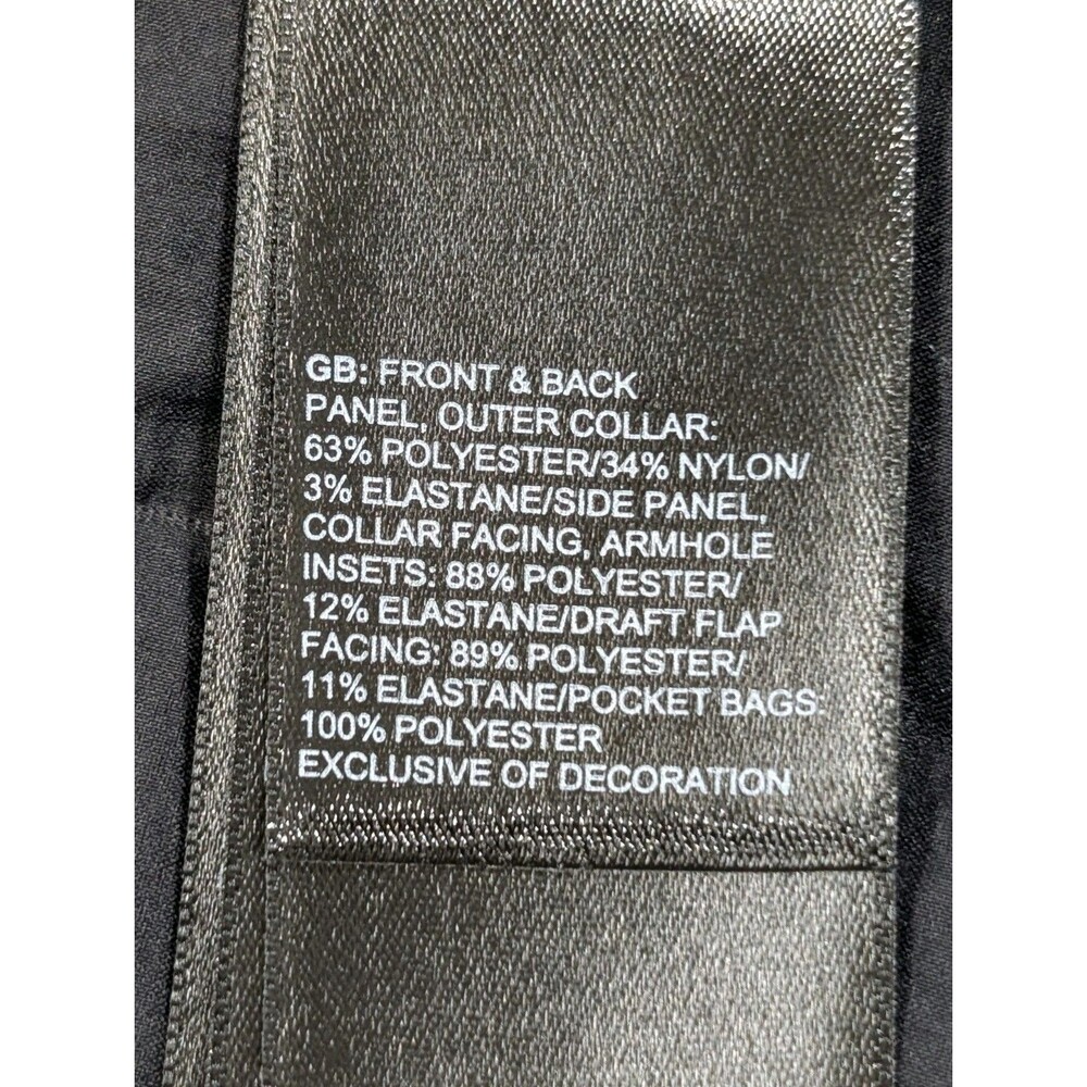 NWT The North Face Long Parka Vest Black Quilted Hoodless Tunic Women L 33" - Picture 5 of 10